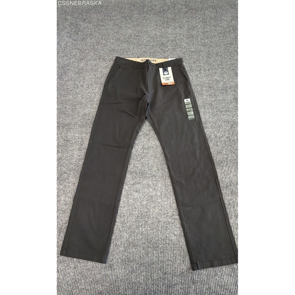 Dockers Men's Ultimate Chino Straight Fit Smart 360 Flex Gray 32x32 NWT